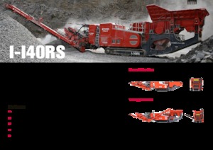 Postrojenja za reciklažu ruševina Terex-Finlay I 140 RS