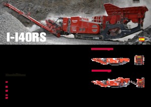 Postrojenja za reciklažu ruševina Terex-Finlay I 140 RS