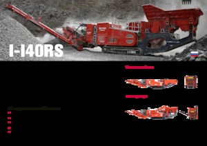 Postrojenja za reciklažu ruševina Terex-Finlay I 140 RS