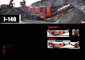 Postrojenja za reciklažu ruševina Terex-Finlay I 140