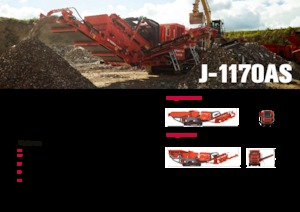 Postrojenja za reciklažu ruševina Terex-Finlay J 1170 AS