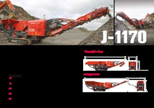 Postrojenja za reciklažu ruševina Terex-Finlay J 1170