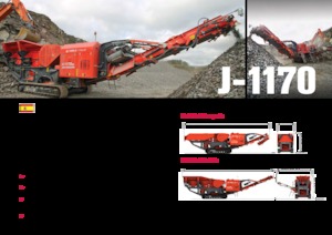 Postrojenja za reciklažu ruševina Terex-Finlay J 1170