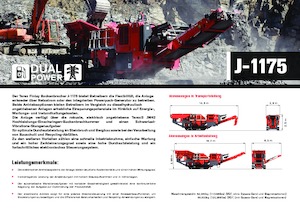 Postrojenja za reciklažu ruševina Terex-Finlay J 1175 Hybrid