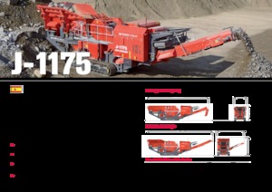 Postrojenja za reciklažu ruševina Terex-Finlay J 1175