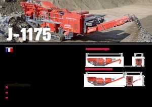 Postrojenja za reciklažu ruševina Terex-Finlay J 1175