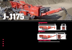 Postrojenja za reciklažu ruševina Terex-Finlay J 1175