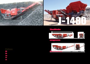 Postrojenja za reciklažu ruševina Terex-Finlay J 1480