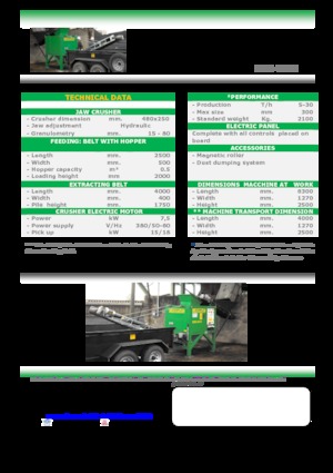 Postrojenja za reciklažu ruševina Komplet LEM 4825