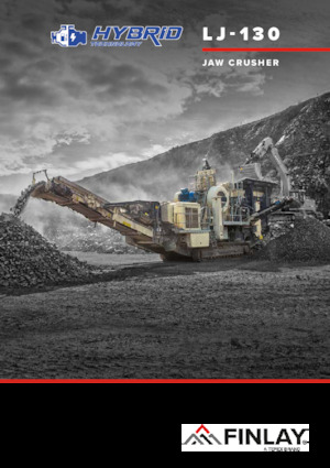 Postrojenja za reciklažu ruševina Finlay LJ-130 Hybrid 