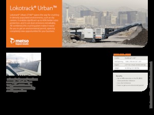 Postrojenja za reciklažu ruševina Metso Lokotrack Urban LT 106