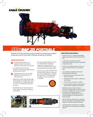 Postrojenja za reciklažu ruševina Eagle Crusher MaxRap 25