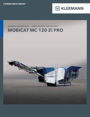 Postrojenja za reciklažu ruševina Kleemann MC 120 Zi PRO