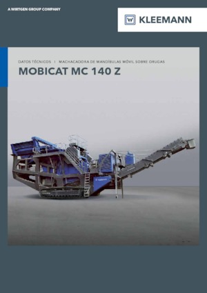 Postrojenja za reciklažu ruševina Kleemann MC 140 Z
