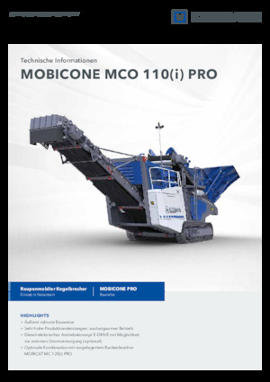 Postrojenja za reciklažu ruševina Kleemann MCO 110 PRO