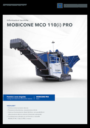 Postrojenja za reciklažu ruševina Kleemann MCO 110 PRO