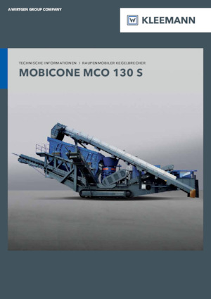 Postrojenja za reciklažu ruševina Kleemann MCO 130 S PRO