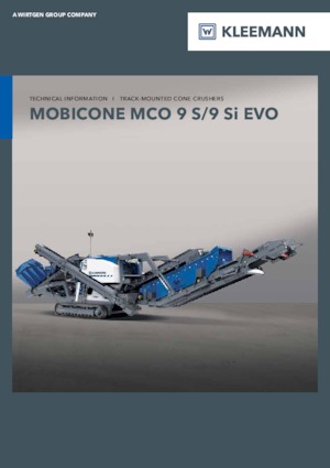 Postrojenja za reciklažu ruševina Kleemann MCO 9 Si EVO