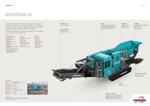 Postrojenja za reciklažu ruševina Powerscreen METROTRAK HA