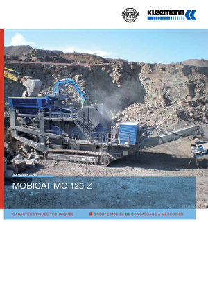 Postrojenja za reciklažu ruševina Kleemann MC 125 Z