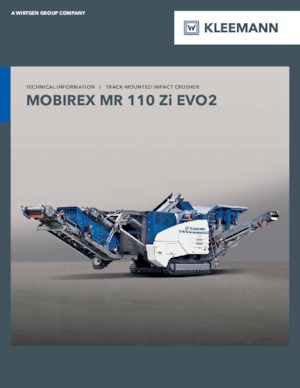 Postrojenja za reciklažu ruševina Kleemann MR 110 Zi EVO2