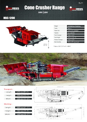 Postrojenja za reciklažu ruševina Rubble Master MXC-1200