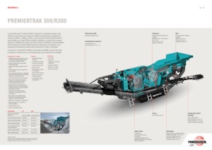 Postrojenja za reciklažu ruševina Powerscreen PREMIERTRAK R300