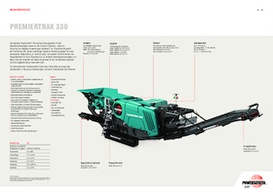 Postrojenja za reciklažu ruševina Powerscreen Premiertrak 330