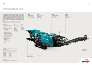 Postrojenja za reciklažu ruševina Powerscreen Premiertrak 330