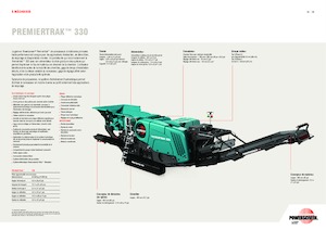 Postrojenja za reciklažu ruševina Powerscreen Premiertrak 330