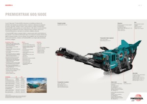 Postrojenja za reciklažu ruševina Powerscreen PREMIERTRAK 600E