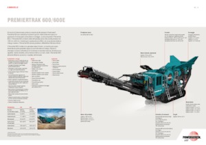 Postrojenja za reciklažu ruševina Powerscreen PREMIERTRAK 600E