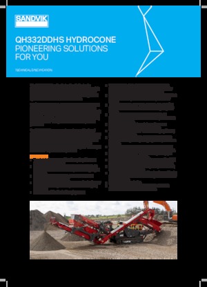 Postrojenja za reciklažu ruševina Sandvik QH332 DDHS