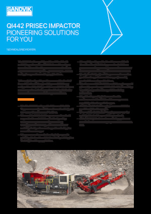 Postrojenja za reciklažu ruševina Sandvik QI442