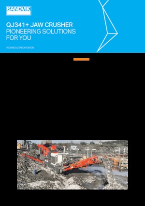 Postrojenja za reciklažu ruševina Sandvik QJ341+