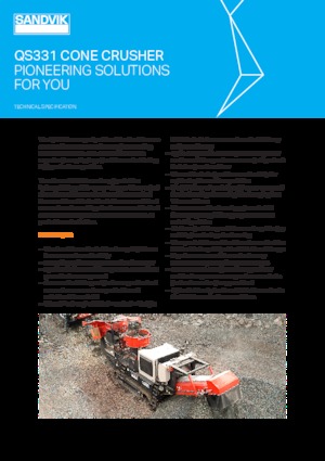 Postrojenja za reciklažu ruševina Sandvik QS331 HS