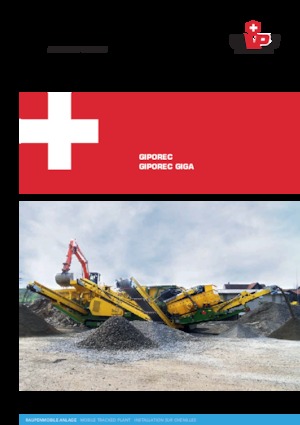 Postrojenja za reciklažu ruševina Gipo R 131 FDR