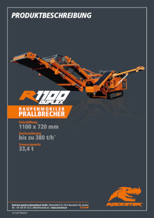 Postrojenja za reciklažu ruševina Rockster R1100D