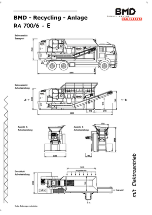 Postrojenja za reciklažu ruševina BMD RA 700/6 E