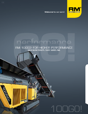 Postrojenja za reciklažu ruševina Rubble Master RM 100GO!