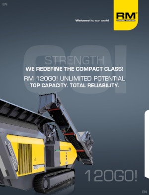 Postrojenja za reciklažu ruševina Rubble Master RM 120GO!