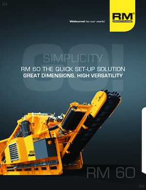 Postrojenja za reciklažu ruševina Rubble Master RM 60