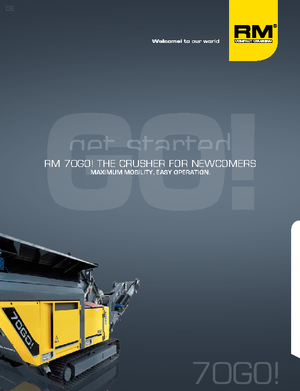 Postrojenja za reciklažu ruševina Rubble Master RM 70 GO!