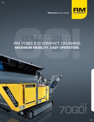 Postrojenja za reciklažu ruševina Rubble Master RM 70GO! 2.0