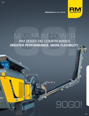 Postrojenja za reciklažu ruševina Rubble Master RM 90GO!