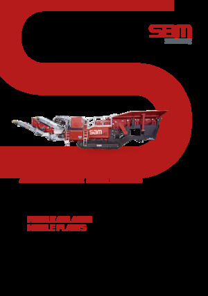 Postrojenja za reciklažu ruševina SBM V10 SEMI