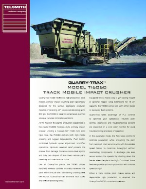 Postrojenja za reciklažu ruševina Telsmith TI6060