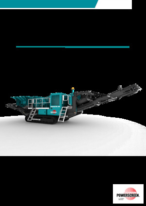Postrojenja za reciklažu ruševina Powerscreen Trakpactor 260