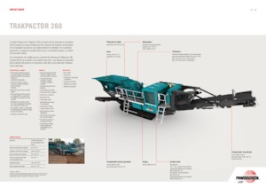 Postrojenja za reciklažu ruševina Powerscreen Trakpactor 260
