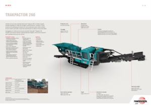 Postrojenja za reciklažu ruševina Powerscreen Trakpactor 260